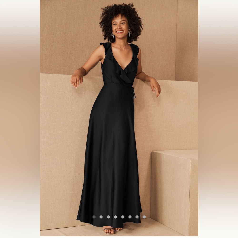 Tansy Satin Charmeuse Maxi Dress